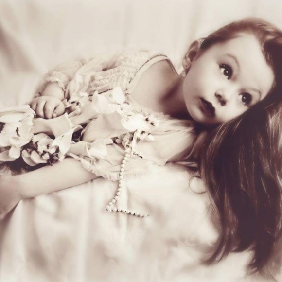 Sheer Girls Couture Sequin Shrug - Picture 7 of 12